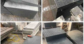 武威 芝麻黑地铺石材