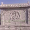 武威 芝麻白花岗岩屏风，照壁，影壁
