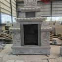 武威 芝麻灰高档墓碑、土墓，一套也支持定做