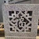 武威 芝麻白花岗岩镂空雕花灯笼
