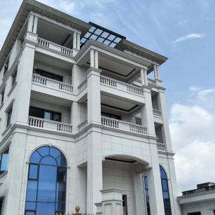 武威芝麻白别墅干挂效果展示