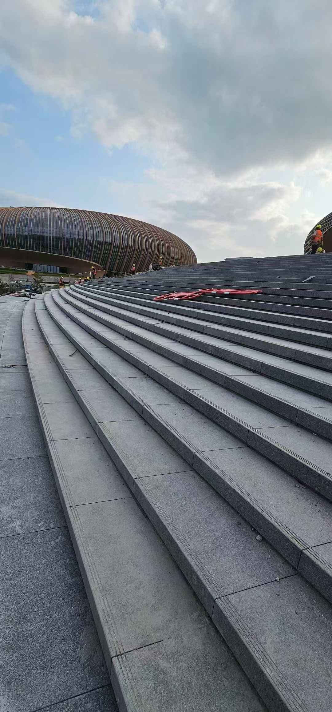 武威 弧形整石台阶铺装效果图