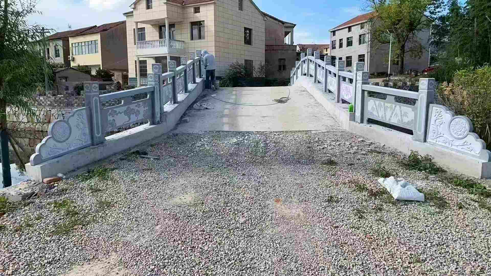 武威 芝麻灰花岗岩桥栏杆