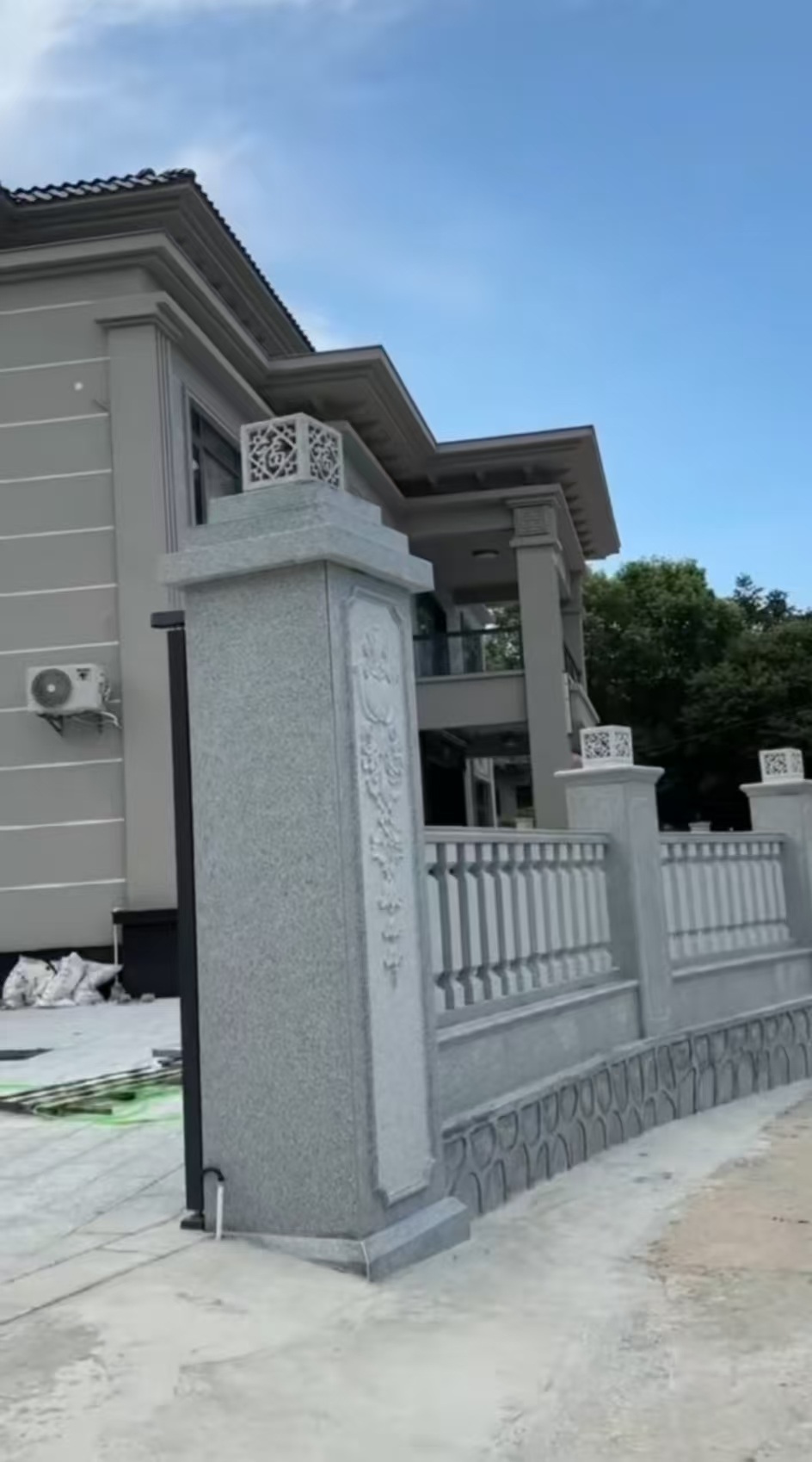 武威 芝麻白别墅围墙栏杆，私人订制