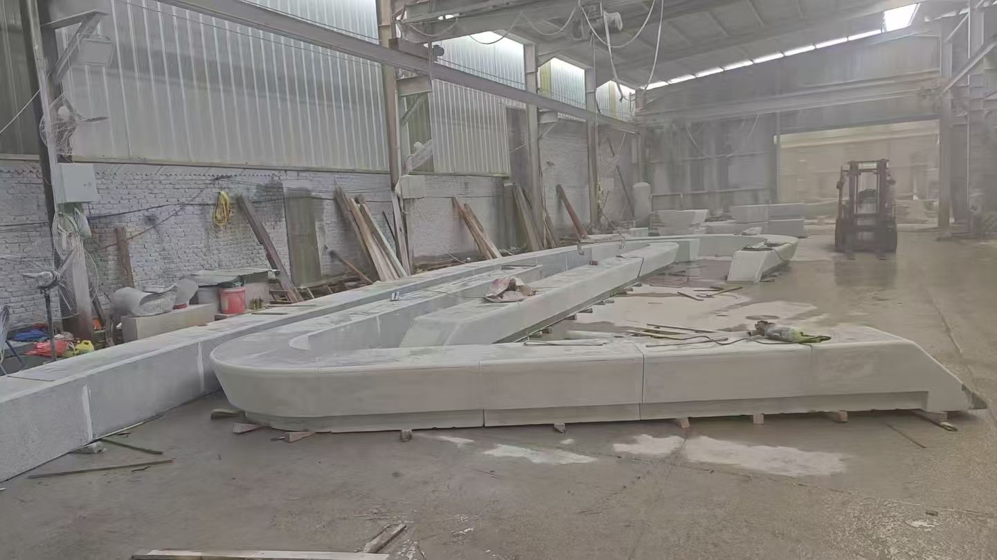 武威 花岗岩整石坐凳拼装