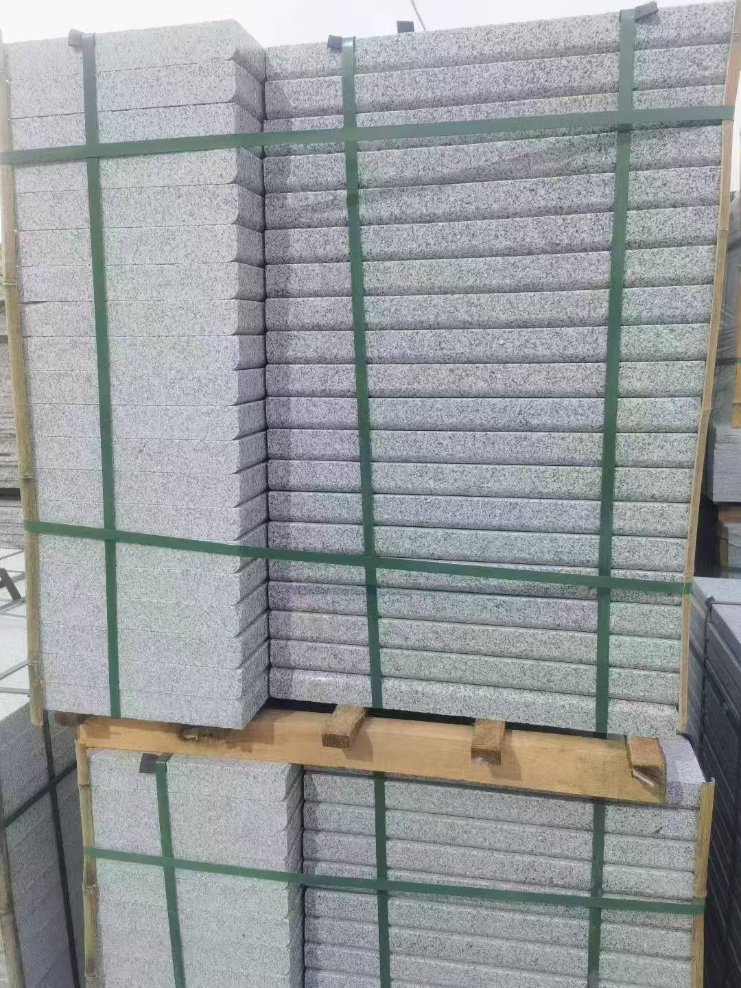 武威 5公分芝麻白，倒斜角，室外楼梯踏步